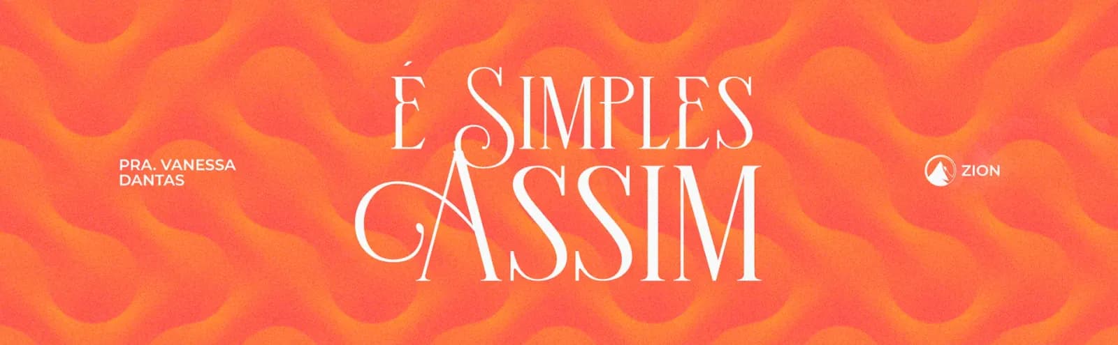 Tela de pregação “É simples assim”